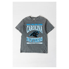Carolina Panthers Gameday Couture Women's Oversized Classic Grind Washed T-Shirt | NFL On sale