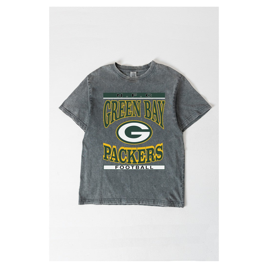 Green Bay Packers Gameday Couture Women's Oversized Classic Grind Washed T-Shirt | NFL Hot