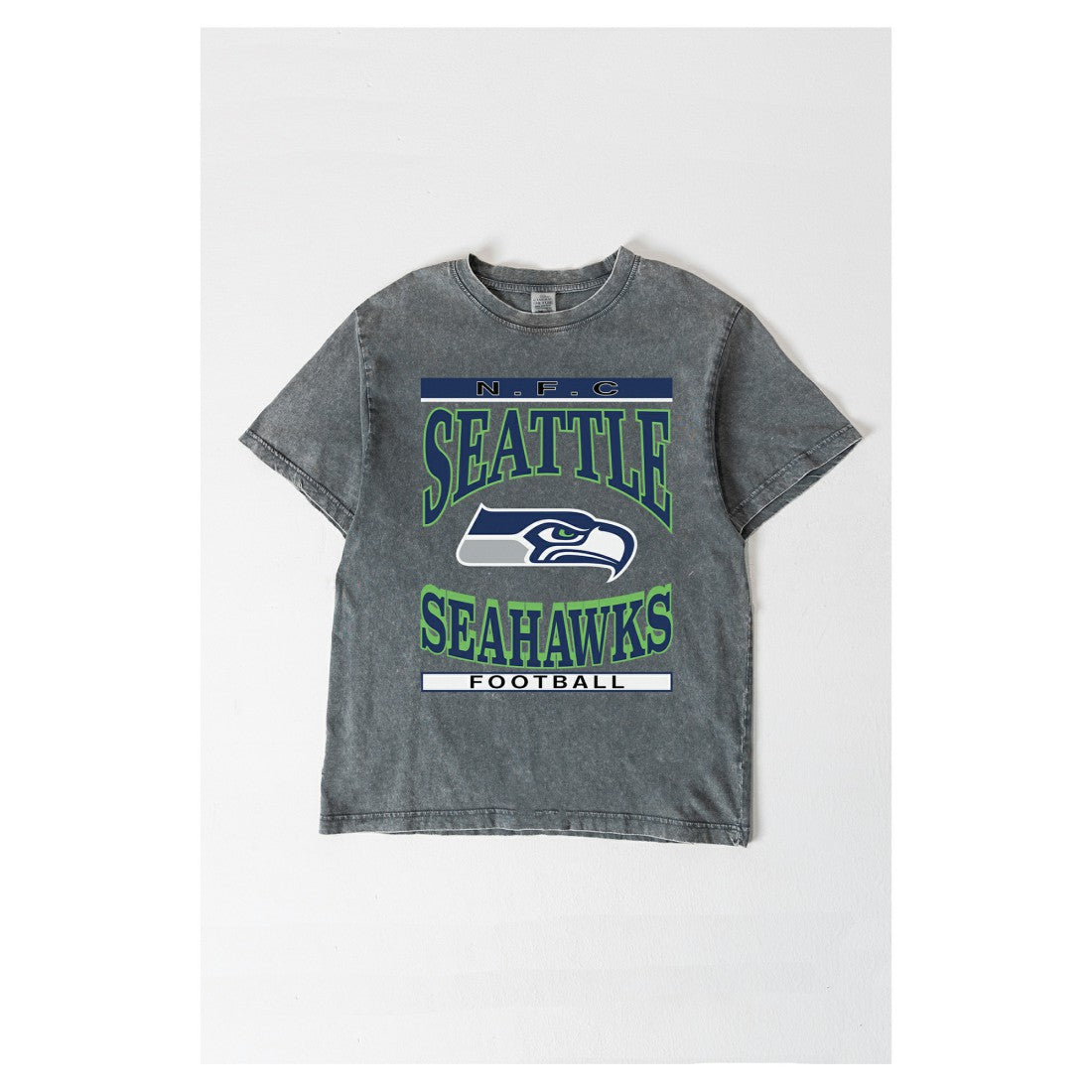 Seattle Seahawks Gameday Couture Women's Oversized Classic Grind Washed T-Shirt | NFL Sale