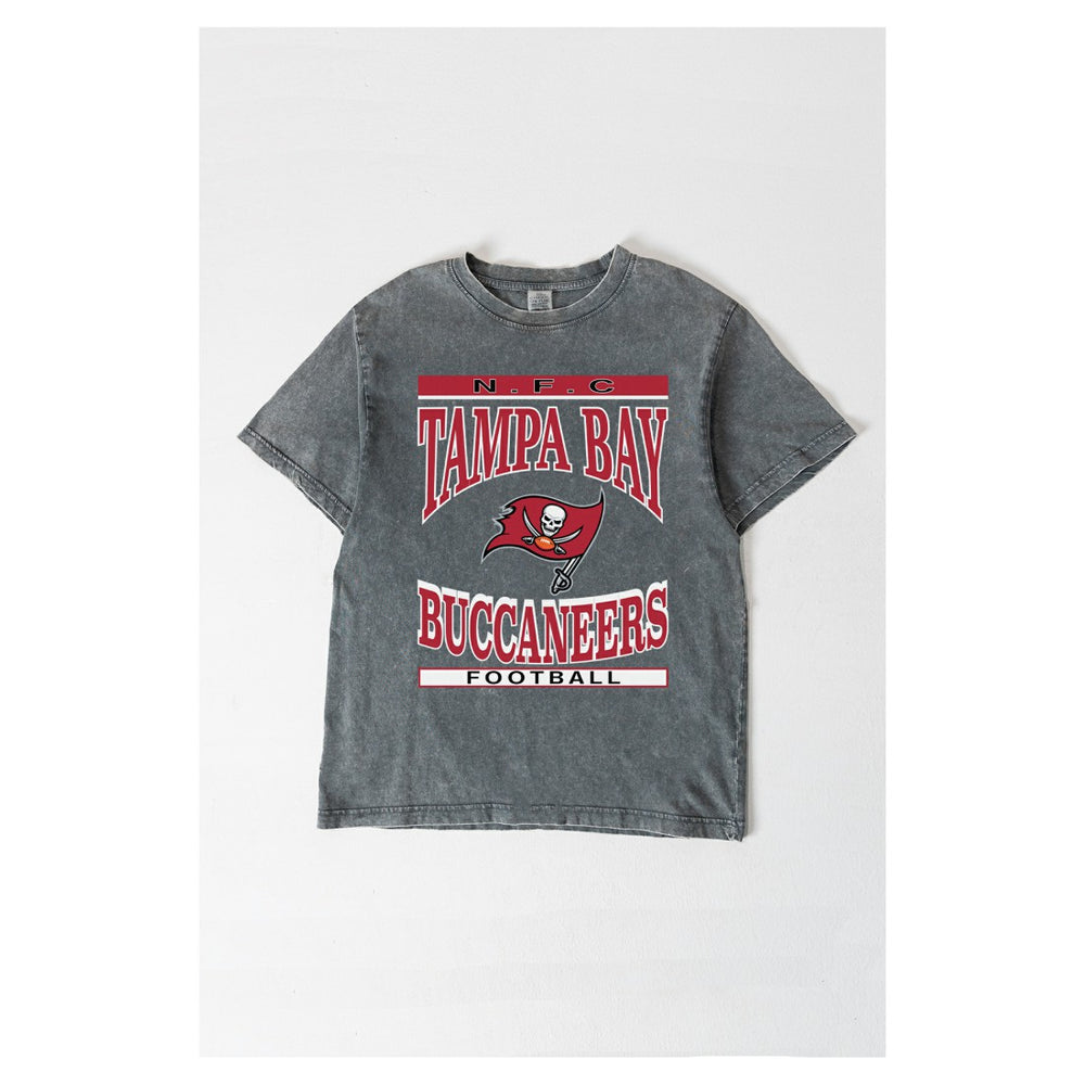Tampa Bay Buccaneers Gameday Couture Women's Oversized Classic Grind Washed T-Shirt | NFL Near me