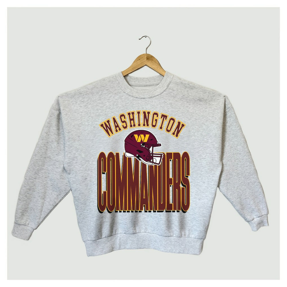 Washington Commanders Gameday Couture Women's Fierce Focus Premium Oversized Fleece Pullover Sweatshirt | NFL Hot