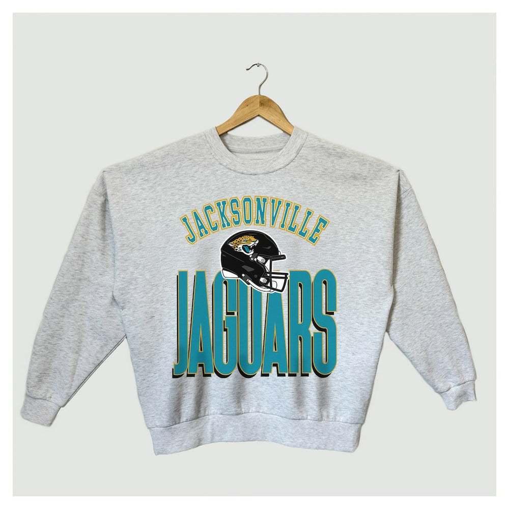 Jacksonville Jaguars Gameday Couture Women's Fierce Focus Premium Oversized Fleece Pullover Sweatshirt | NFL Sale