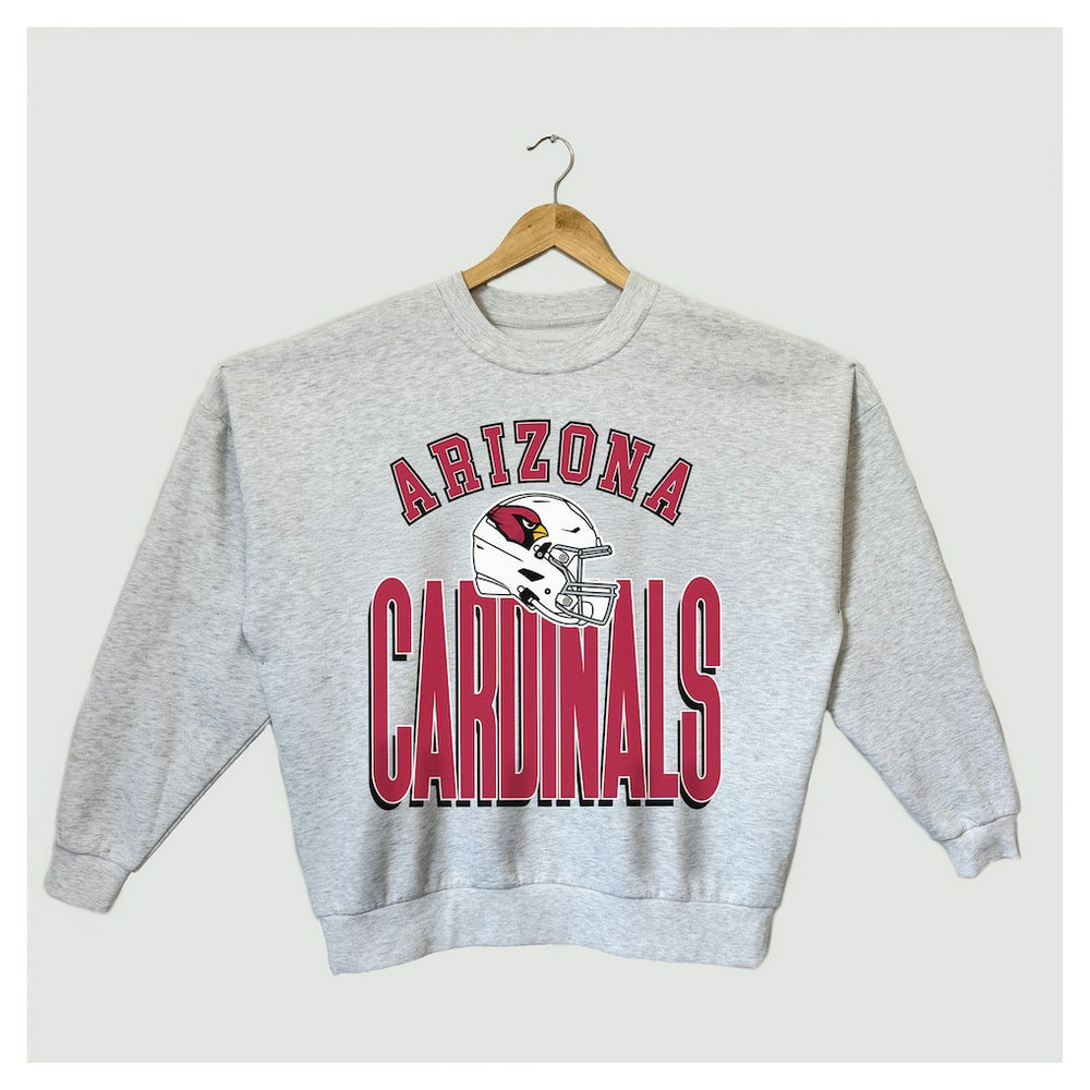 Arizona Cardinals Gameday Couture Women's Fierce Focus Premium Oversized Fleece Pullover Sweatshirt | NFL US