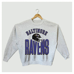 Baltimore Ravens Gameday Couture Women's Fierce Focus Premium Oversized Fleece Pullover Sweatshirt | NFL Online