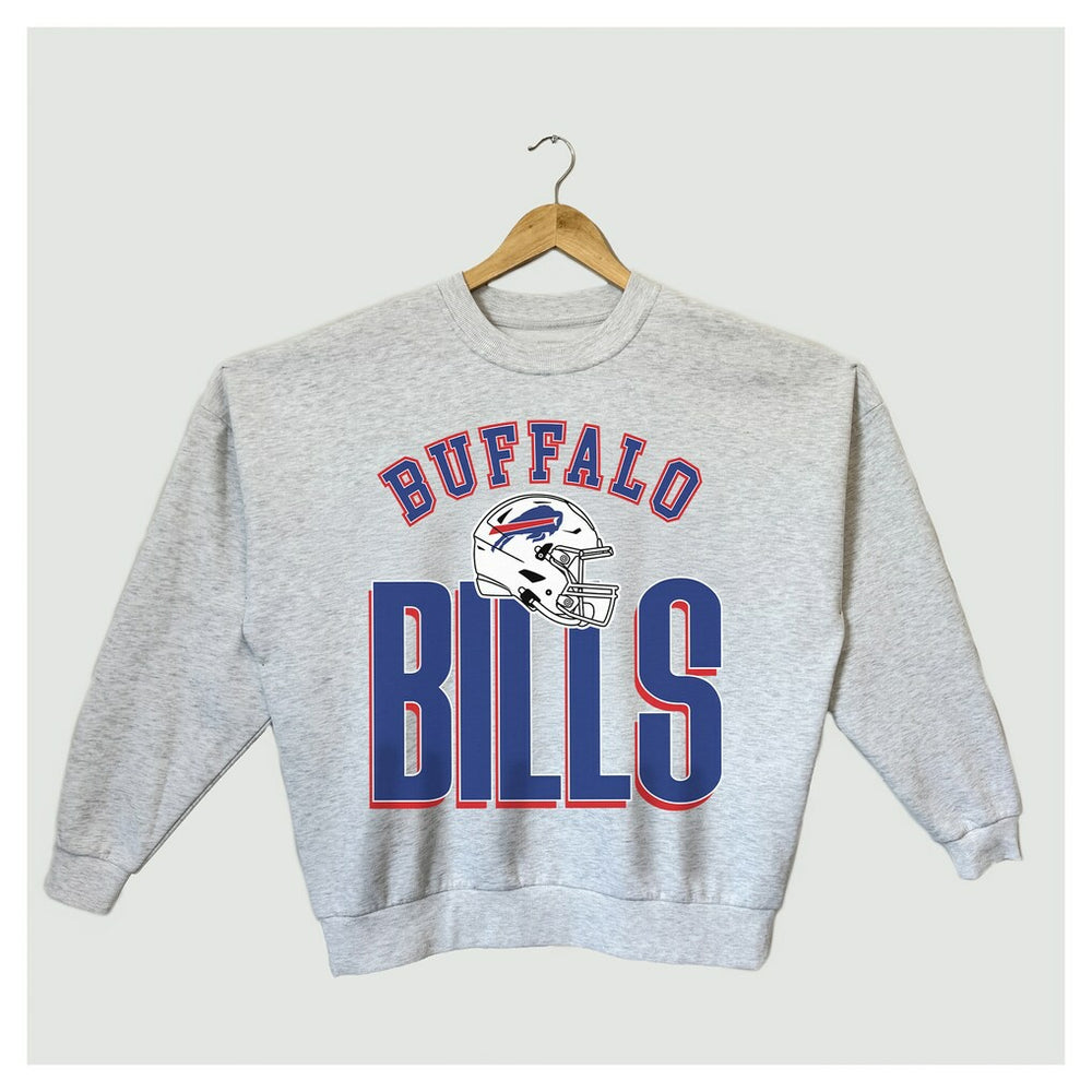 Buffalo Bills Gameday Couture Women's Fierce Focus Premium Oversized Fleece Pullover Sweatshirt | NFL Near me