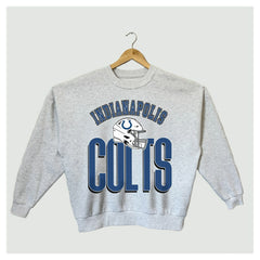 Indianapolis Colts Gameday Couture Women's Fierce Focus Premium Oversized Fleece Pullover Sweatshirt | NFL Sale