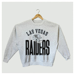Las Vegas Raiders Gameday Couture Women's Fierce Focus Premium Oversized Fleece Pullover Sweatshirt | NFL Discount