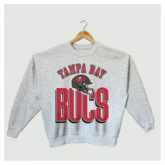 Tampa Bay Buccaneers Gameday Couture Women's Fierce Focus Premium Oversized Fleece Pullover Sweatshirt | NFL Sale