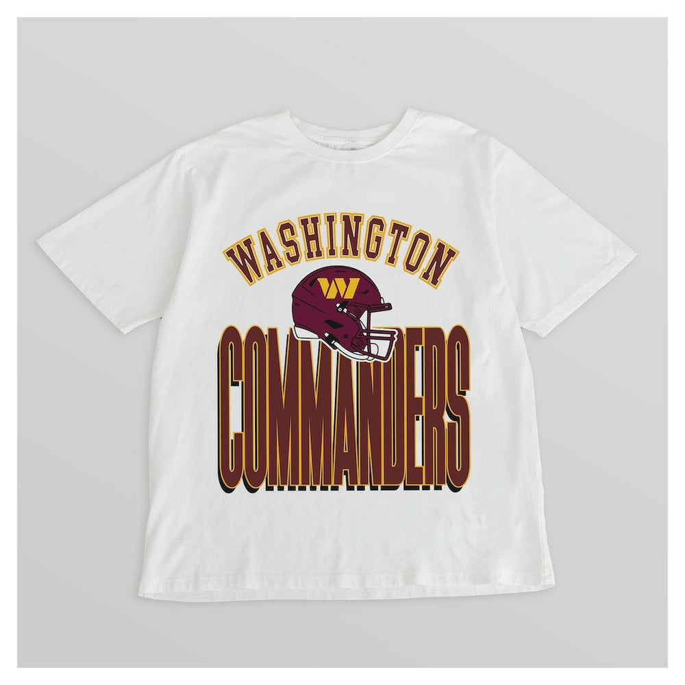 Washington Commanders Gameday Couture Women's Oversized Classic Fierce Focus T-Shirt | NFL Near me