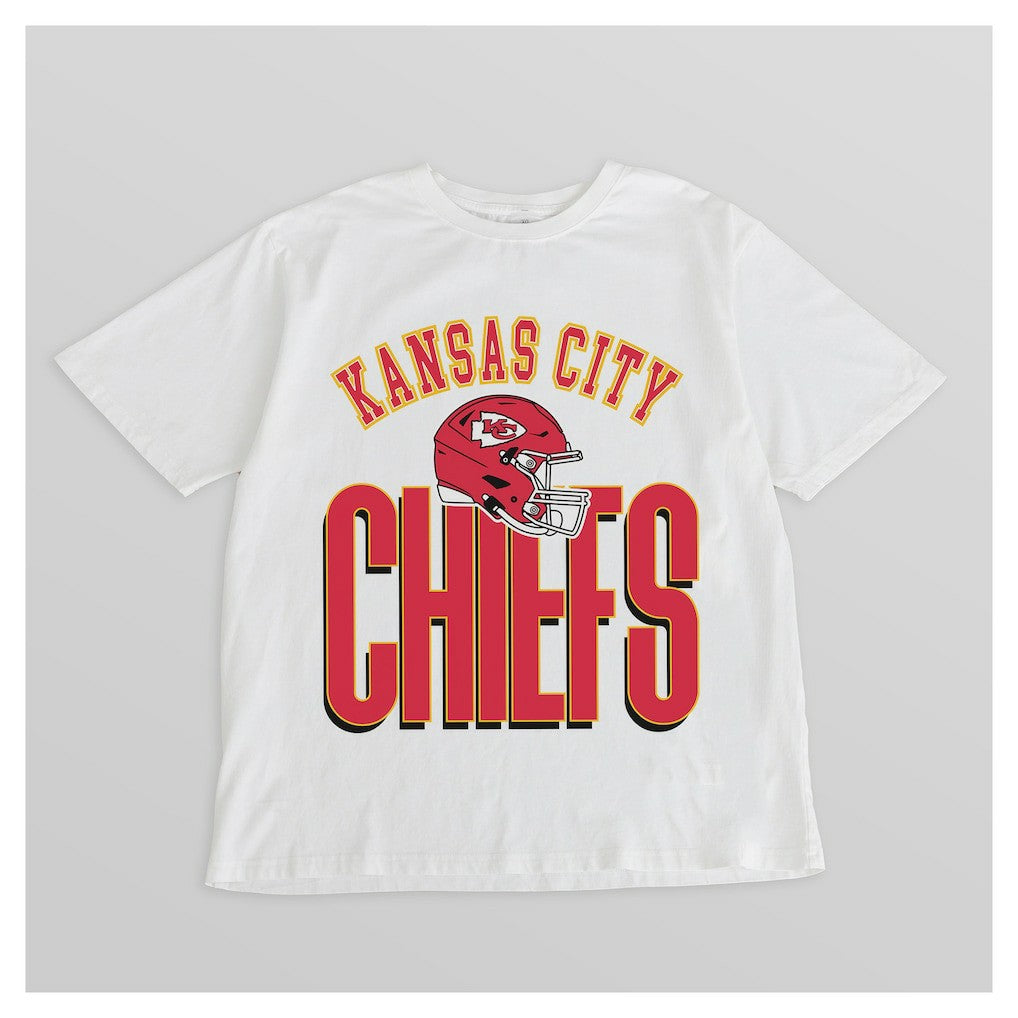 Kansas City Chiefs Gameday Couture Women's Oversized Classic Fierce Focus T-Shirt | NFL Hot