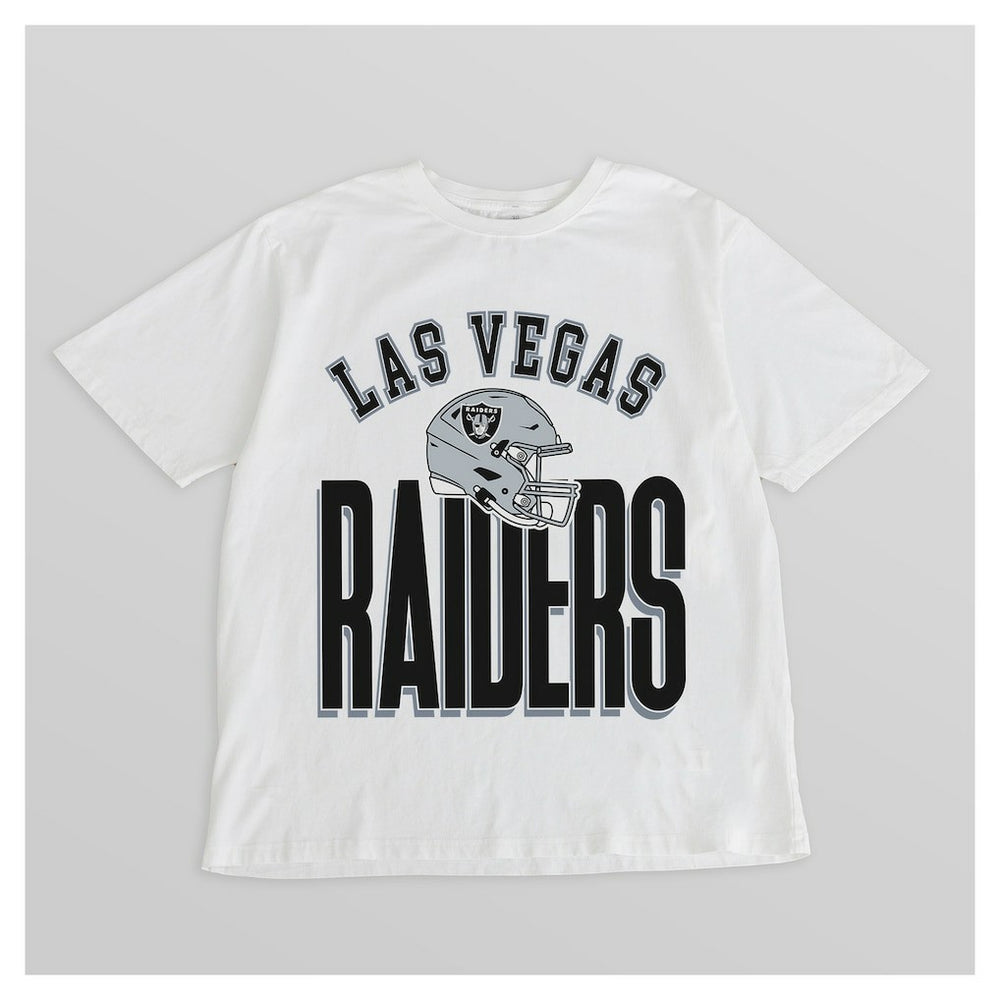 Las Vegas Raiders Gameday Couture Women's Oversized Classic Fierce Focus T-Shirt | NFL Near me