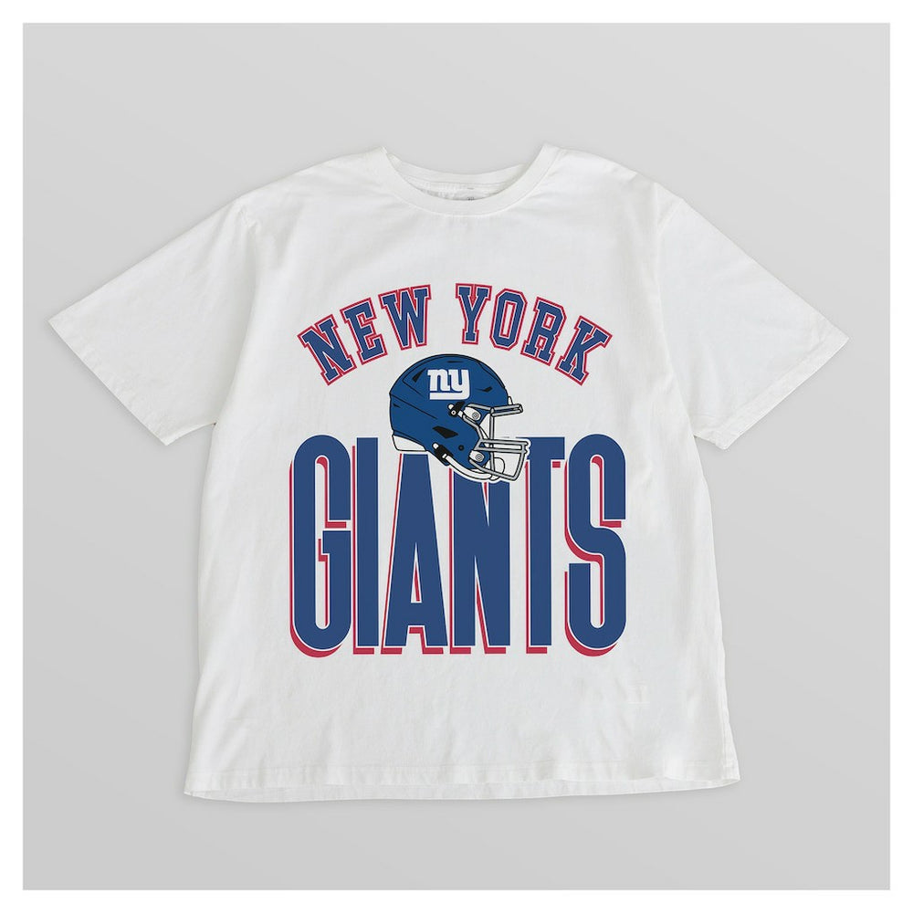 New York Giants Gameday Couture Women's Oversized Classic Fierce Focus T-Shirt | NFL Discount