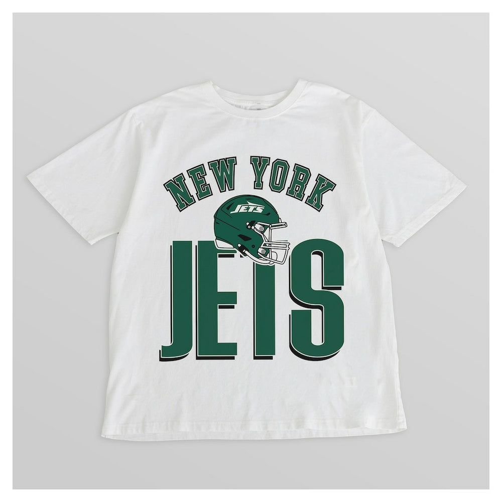 New York Jets Gameday Couture Women's Oversized Classic Fierce Focus T-Shirt | NFL Near me
