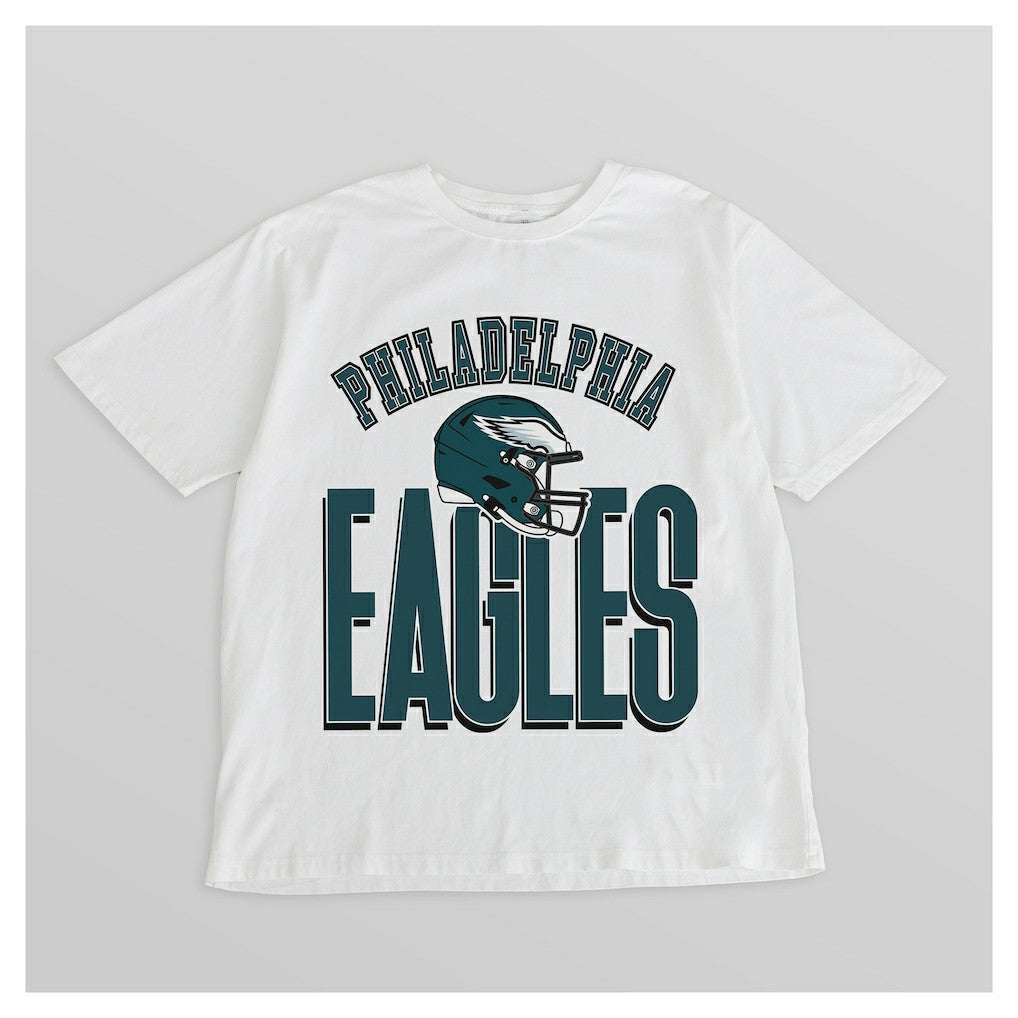 Philadelphia Eagles Gameday Couture Women's Oversized Classic Fierce Focus T-Shirt | NFL Discount