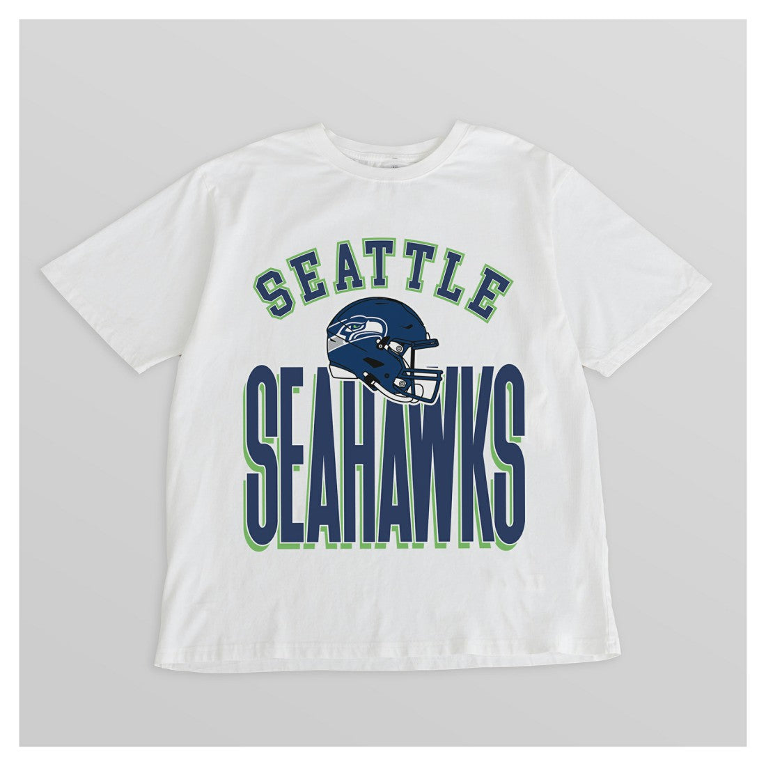 Seattle Seahawks Gameday Couture Women's Oversized Classic Fierce Focus T-Shirt | NFL Online