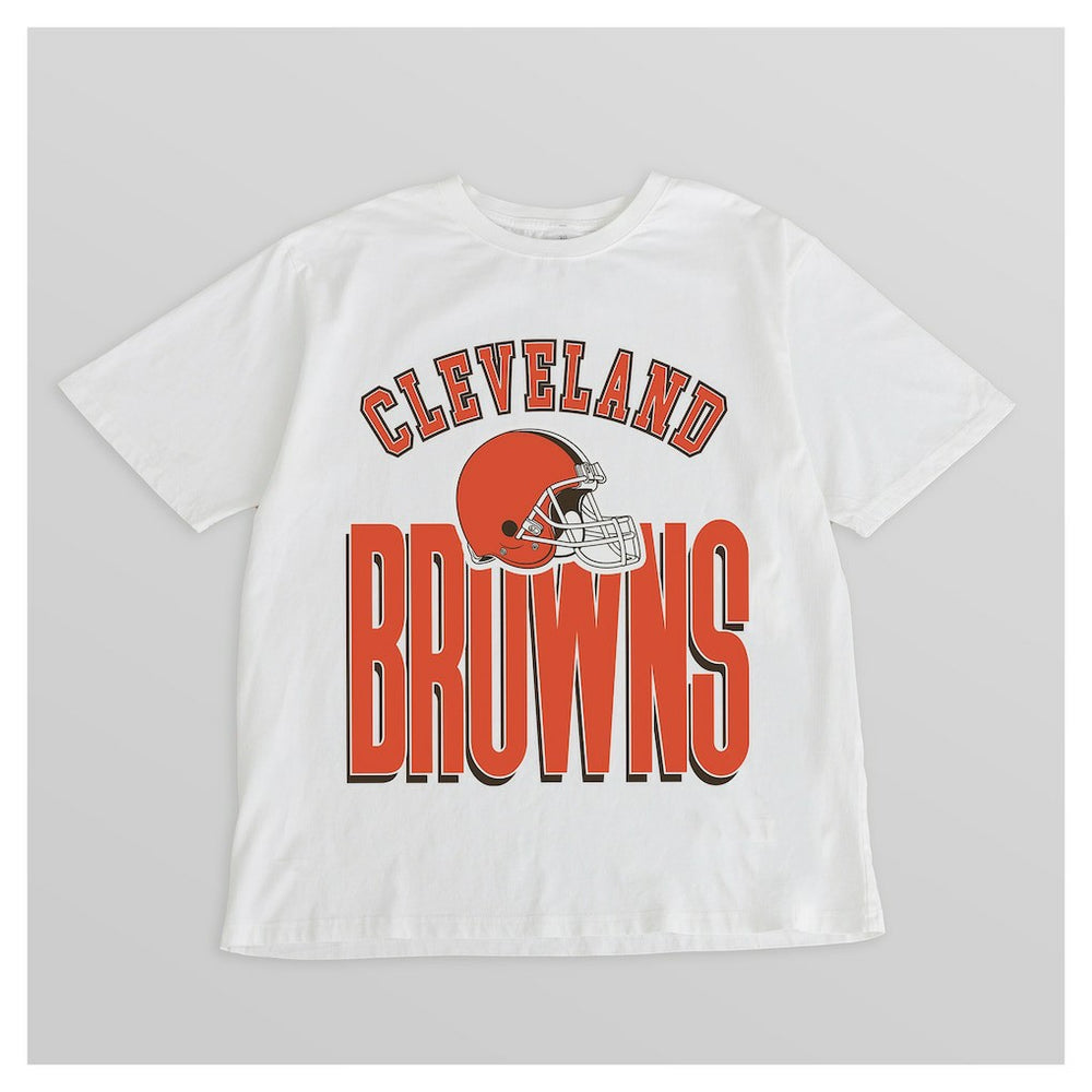 Cleveland Browns Gameday Couture Women's Oversized Classic Fierce Focus T-Shirt | NFL Discount