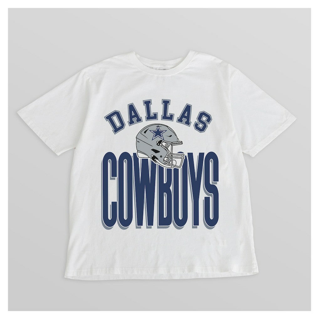 Dallas Cowboys Gameday Couture Women's Oversized Classic Fierce Focus T-Shirt | NFL Discount