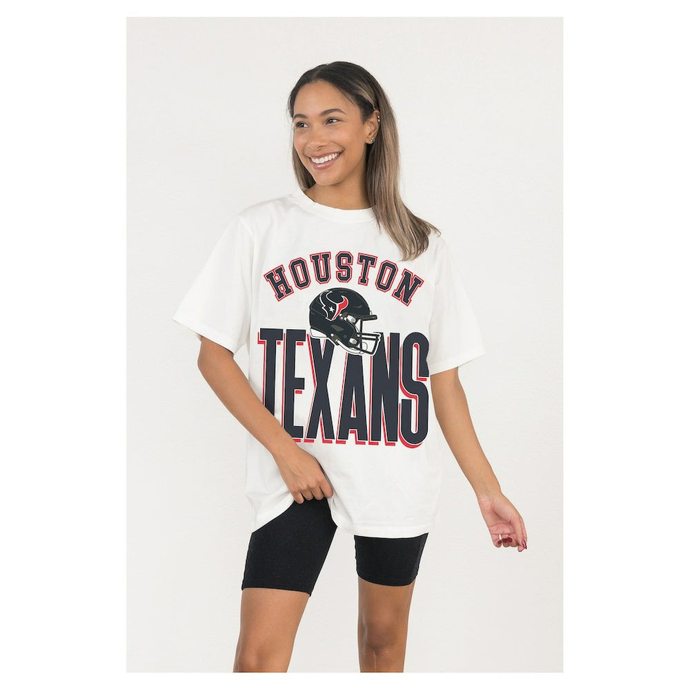 Houston Texans Gameday Couture Women's Oversized Classic Fierce Focus T-Shirt | NFL On sale