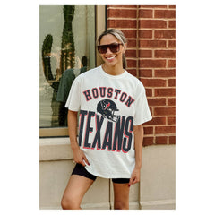 Houston Texans Gameday Couture Women's Oversized Classic Fierce Focus T-Shirt | NFL On sale