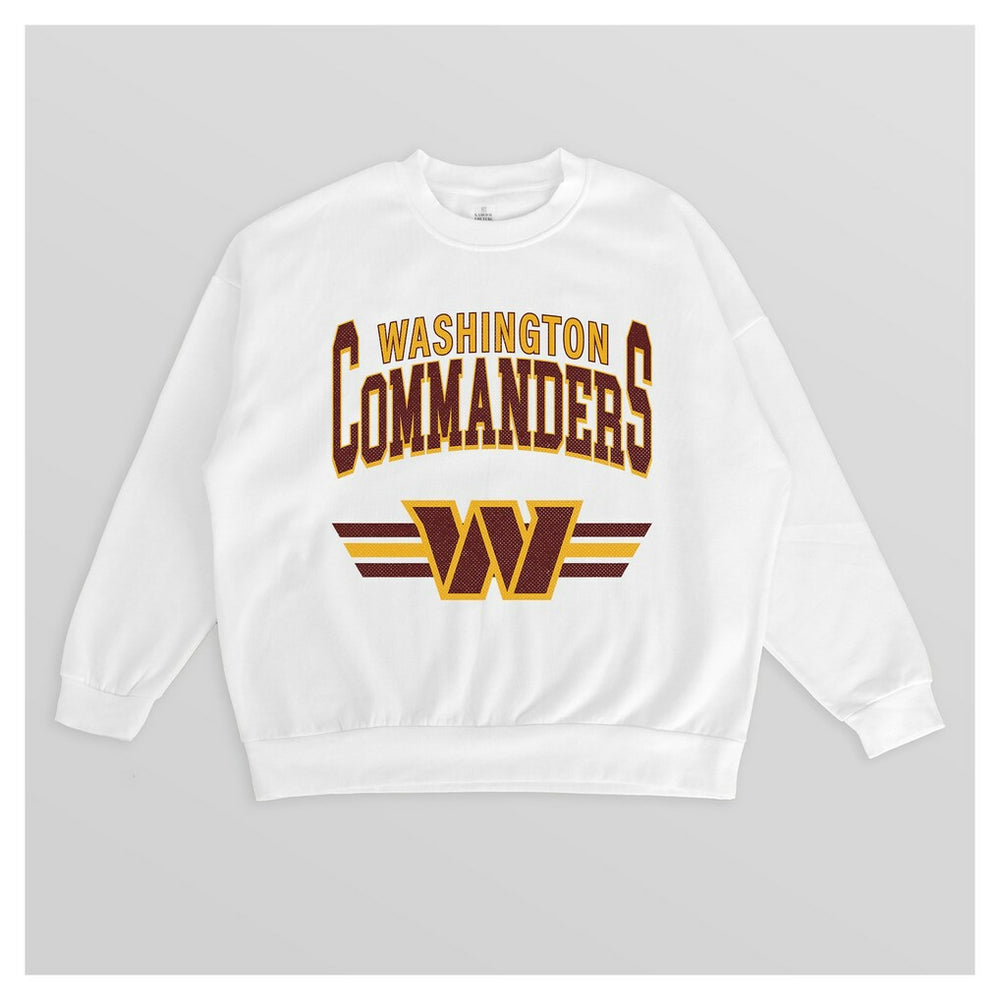 Washington Commanders Gameday Couture Women's Swift Strike Premium Oversized Fleece Pullover Sweatshirt | NFL US