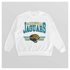 Jacksonville Jaguars Gameday Couture Women's Swift Strike Premium Oversized Fleece Pullover Sweatshirt | NFL US