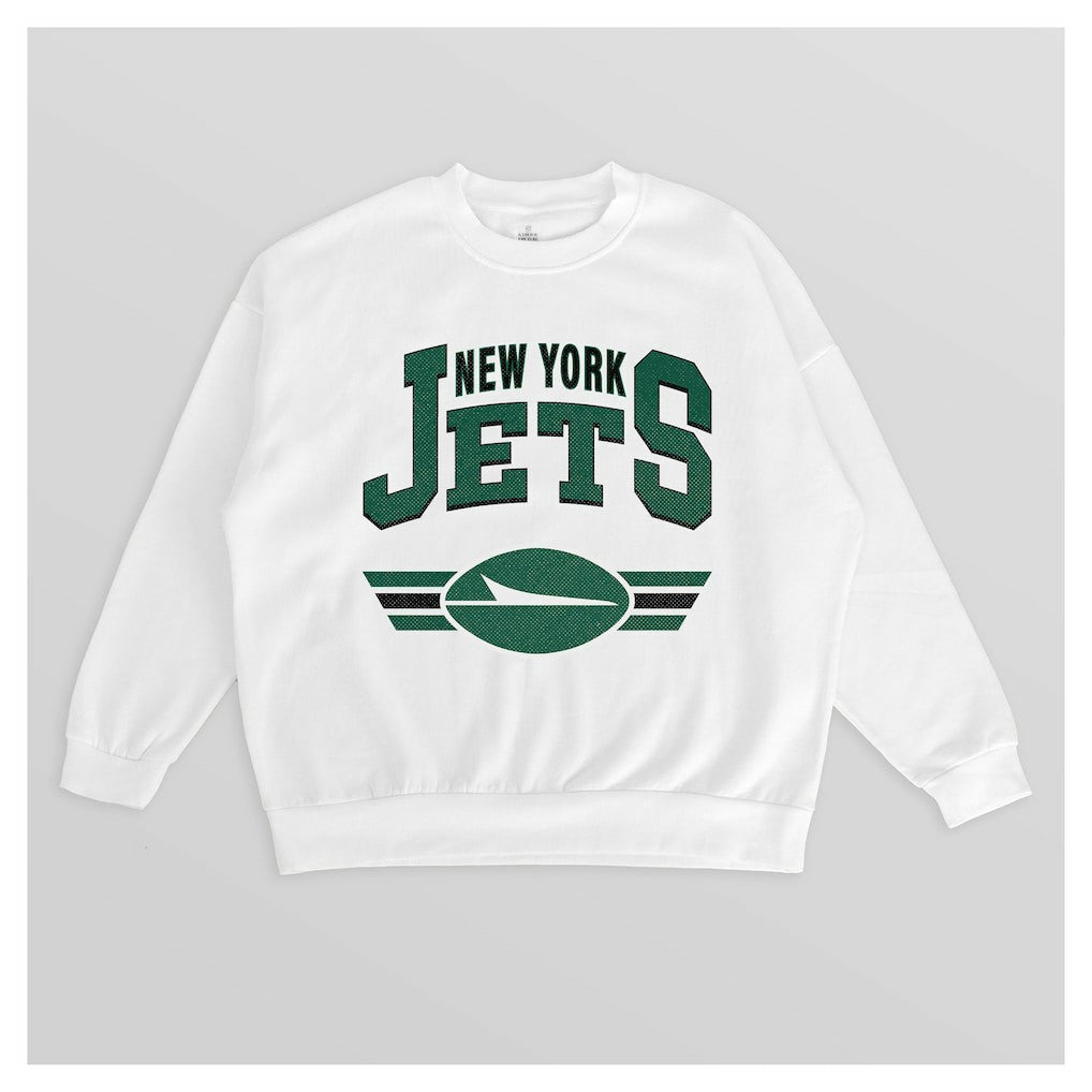 New York Jets Gameday Couture Women's Swift Strike Premium Oversized Fleece Pullover Sweatshirt | NFL Near me