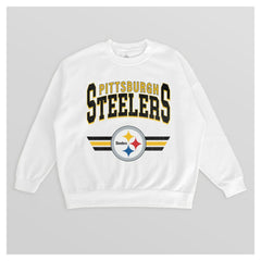 Pittsburgh Steelers Gameday Couture Women's Swift Strike Premium Oversized Fleece Pullover Sweatshirt | NFL US