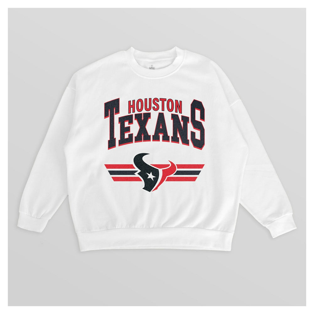 Houston Texans Gameday Couture Women's Swift Strike Premium Oversized Fleece Pullover Sweatshirt | NFL Online