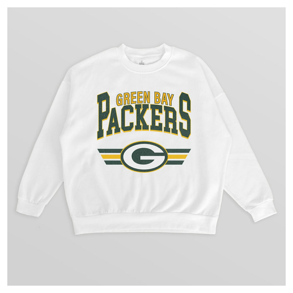 Green Bay Packers Gameday Couture Women's Swift Strike Premium Oversized Fleece Pullover Sweatshirt | NFL Sale
