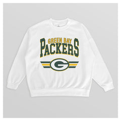 Green Bay Packers Gameday Couture Women's Swift Strike Premium Oversized Fleece Pullover Sweatshirt | NFL Sale