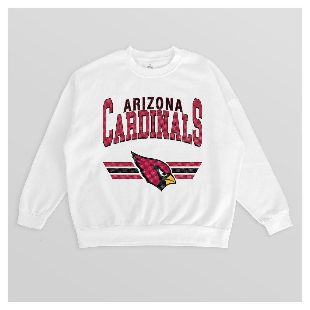 Arizona Cardinals Gameday Couture Women's Swift Strike Premium Oversized Fleece Pullover Sweatshirt | NFL Discount