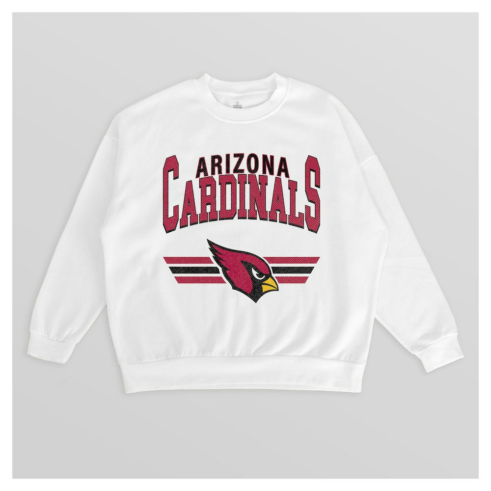 Arizona Cardinals Gameday Couture Women's Swift Strike Premium Oversized Fleece Pullover Sweatshirt | NFL Discount