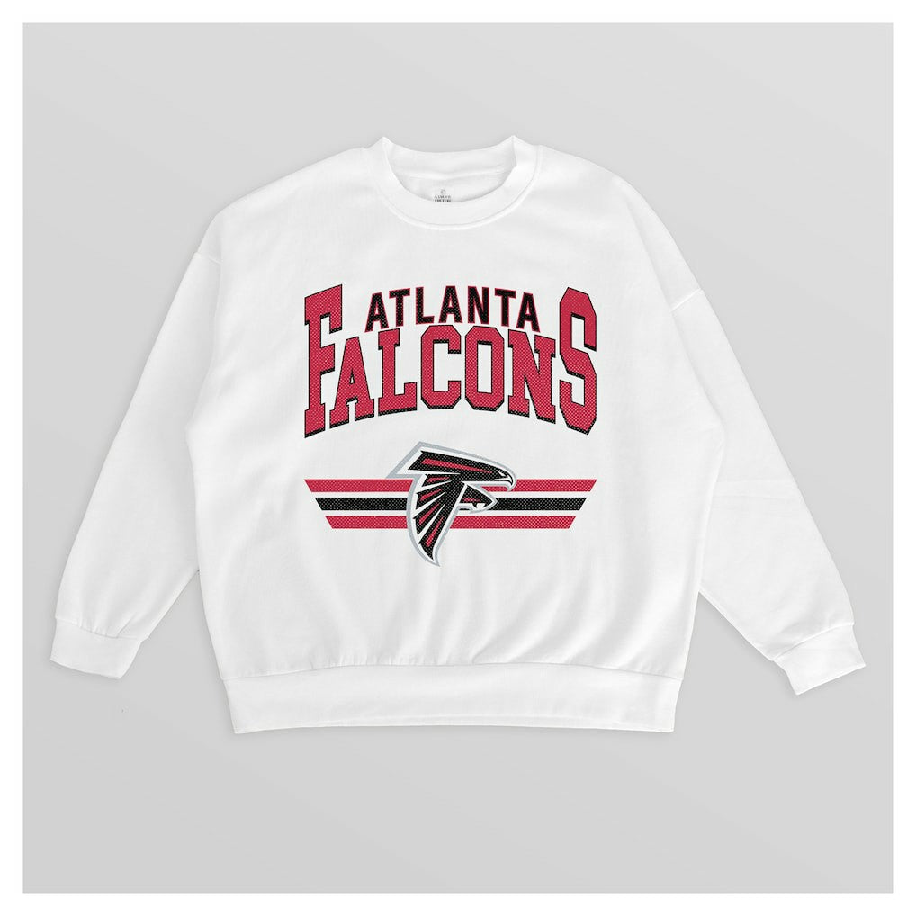 Atlanta Falcons Gameday Couture Women's Swift Strike Premium Oversized Fleece Pullover Sweatshirt | NFL On sale