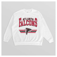 Atlanta Falcons Gameday Couture Women's Swift Strike Premium Oversized Fleece Pullover Sweatshirt | NFL On sale