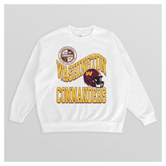 Washington Commanders Gameday Couture Women's Oversized Hard Earned Premium Fleece Pullover Sweatshirt | NFL New