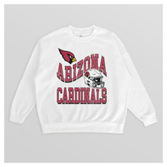Arizona Cardinals Gameday Couture Women's Oversized Hard Earned Premium Fleece Pullover Sweatshirt | NFL Outlet
