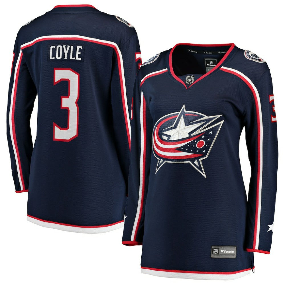 Charlie Coyle Columbus Blue Jackets Fanatics Women's Home Breakaway Jersey -  NHL Jerseys