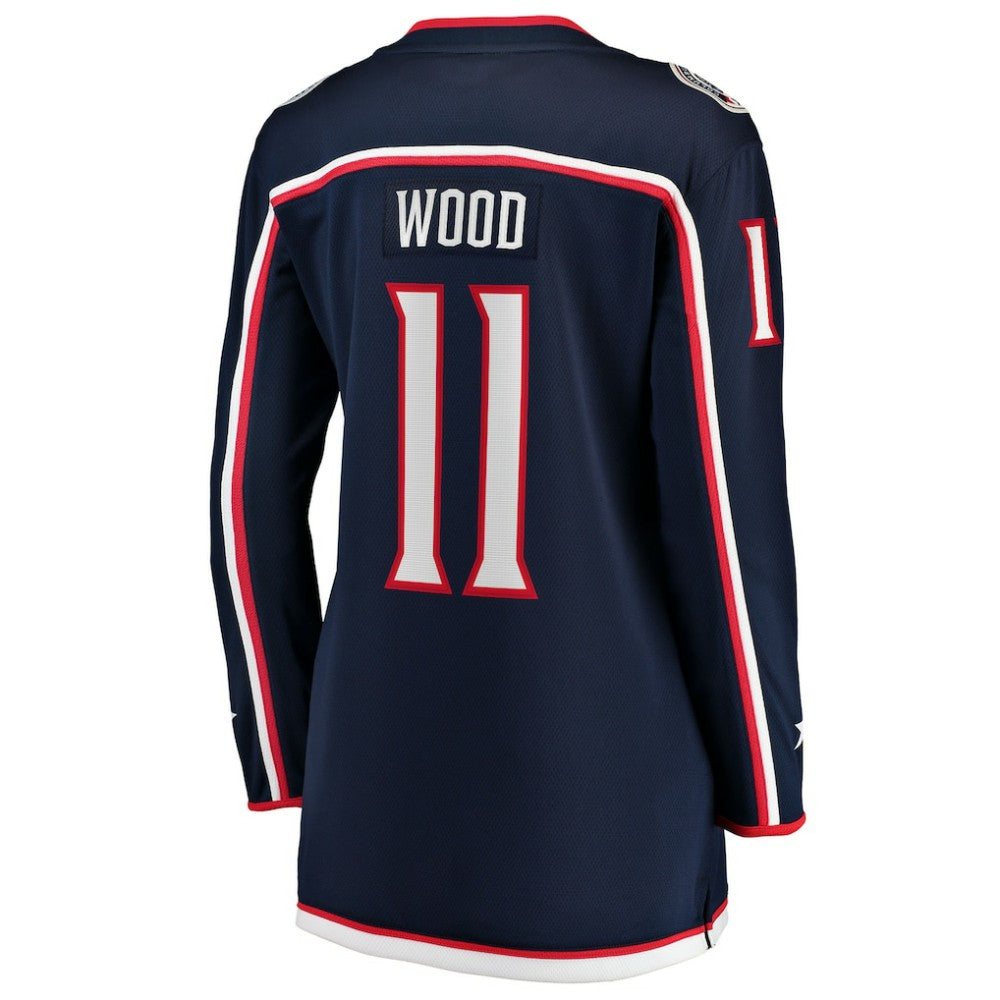 Miles Wood Columbus Blue Jackets Fanatics Women's Home Breakaway Jersey -  NHL Jerseys