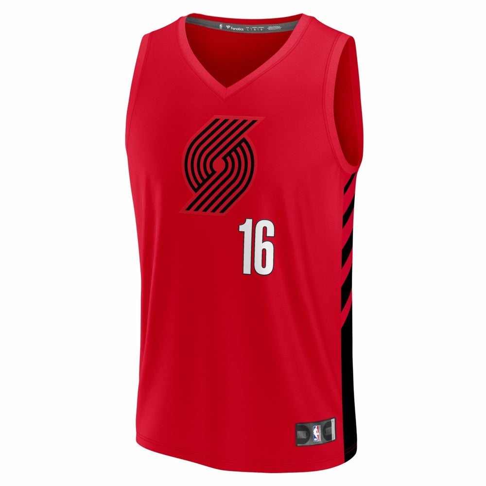 Red Yang Hansen Portland Trail Blazers Fast Break Replica Jersey | NBA