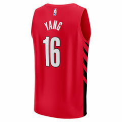 Red Yang Hansen Portland Trail Blazers Fast Break Replica Jersey | NBA