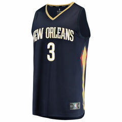 Navy Jordan Poole New Orleans Pelicans Youth Fast Break Replica Jersey | NBA
