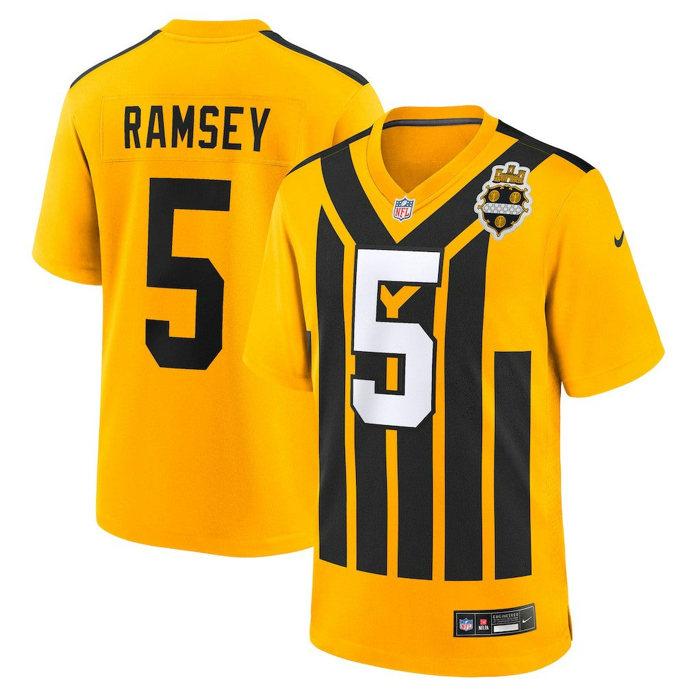 Pittsburgh Steelers Jalen Ramsey  Alternate 1933 Throwback Game Jersey | NFL US
