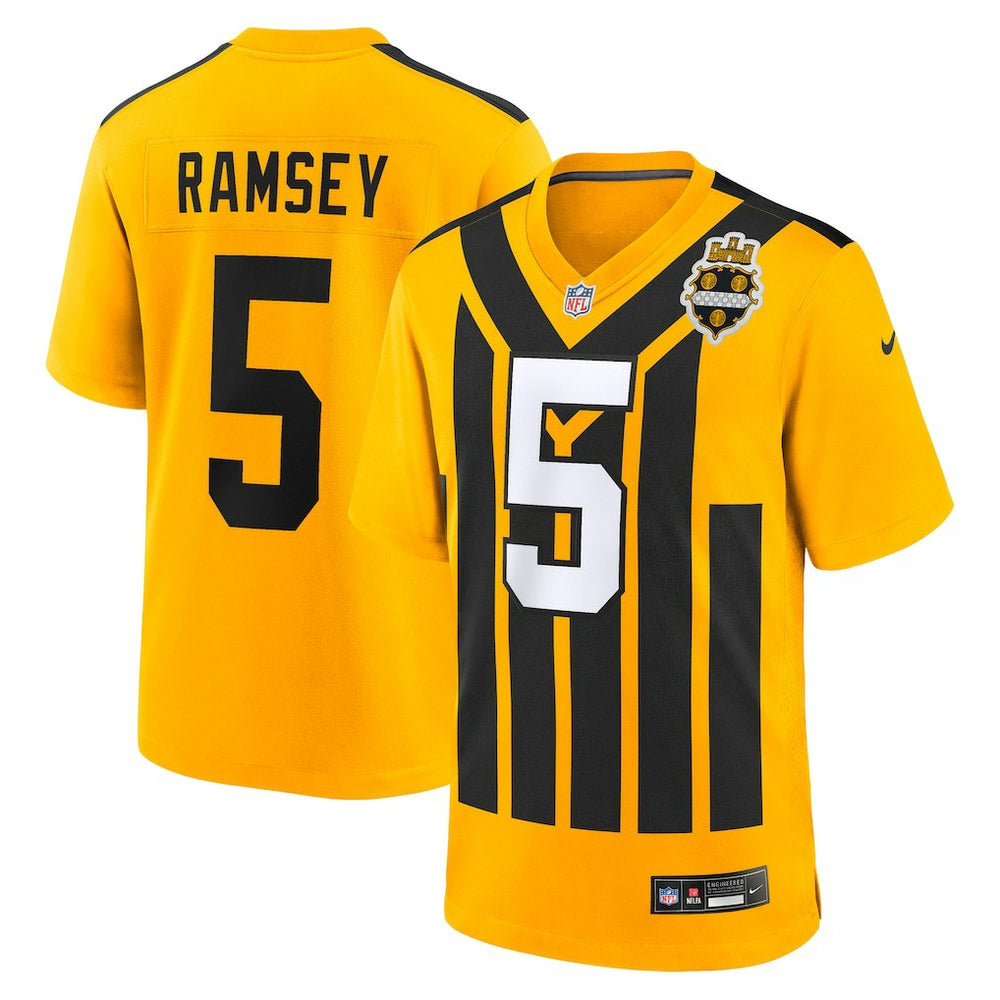 Pittsburgh Steelers Jalen Ramsey  Alternate 1933 Throwback Game Jersey | NFL US