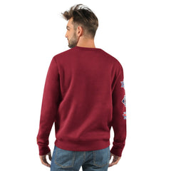 Washington Commanders Starter Fight On Knit Crewneck Sweatshirt | NFL Outlet