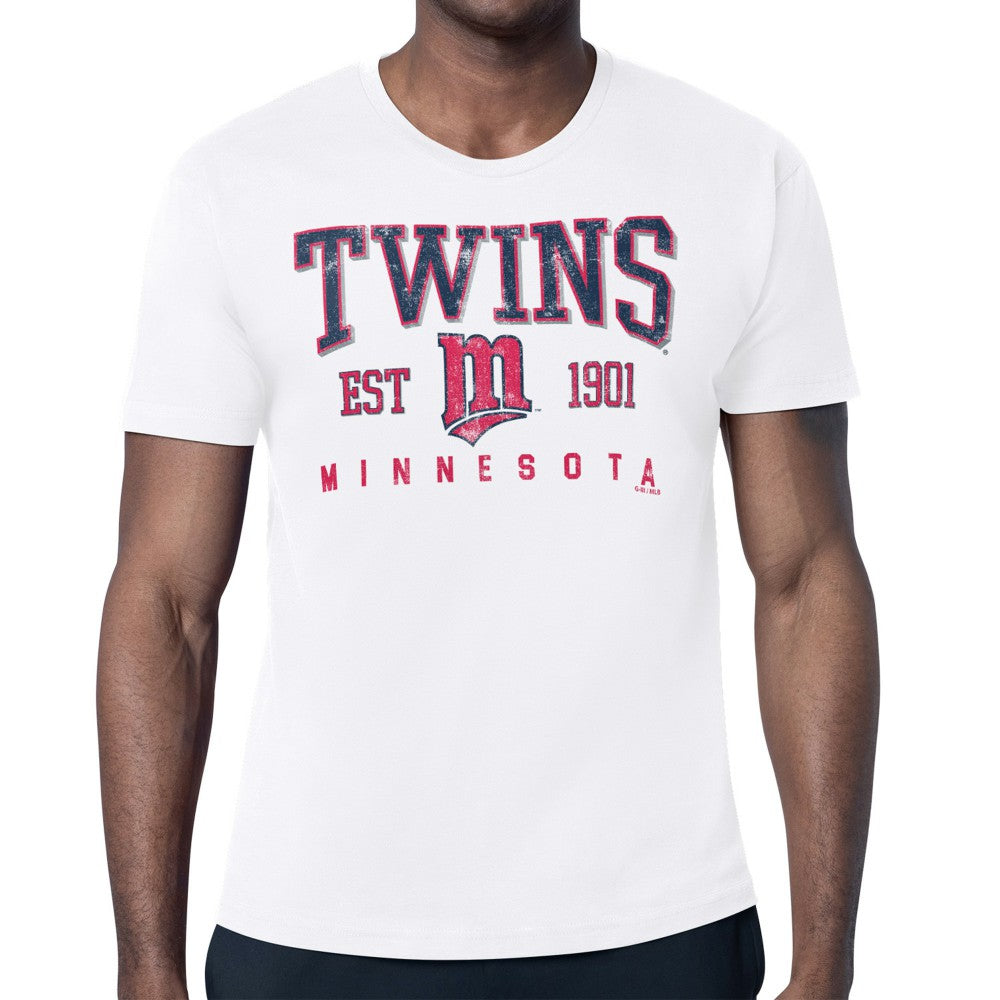 Minnesota Twins Starter Distressed Logo T-Shirt - MLB T-shirts