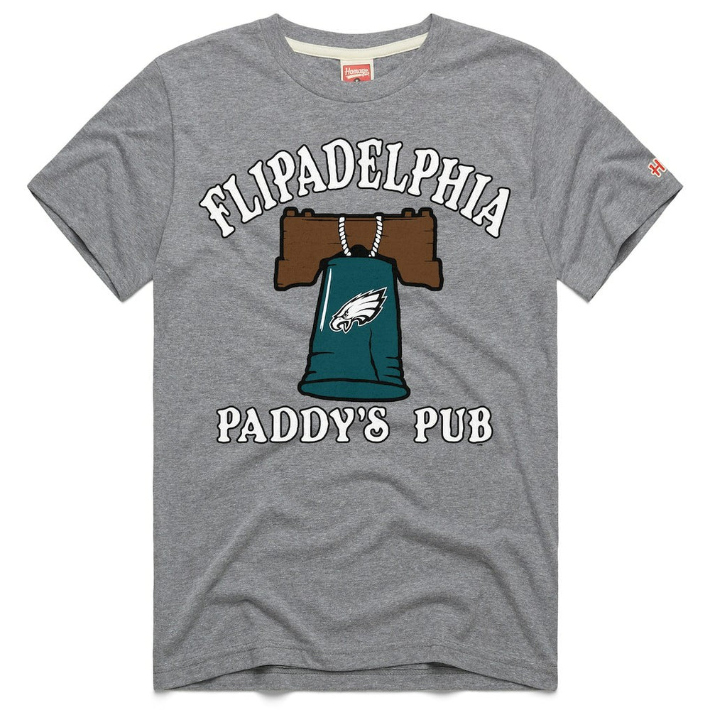 Philadelphia Eagles x It's Always Sunny in Philadelphia Homage Unisex Flipadelphia Paddy's Pub Tri-Blend T-Shirt | NFL Outlet