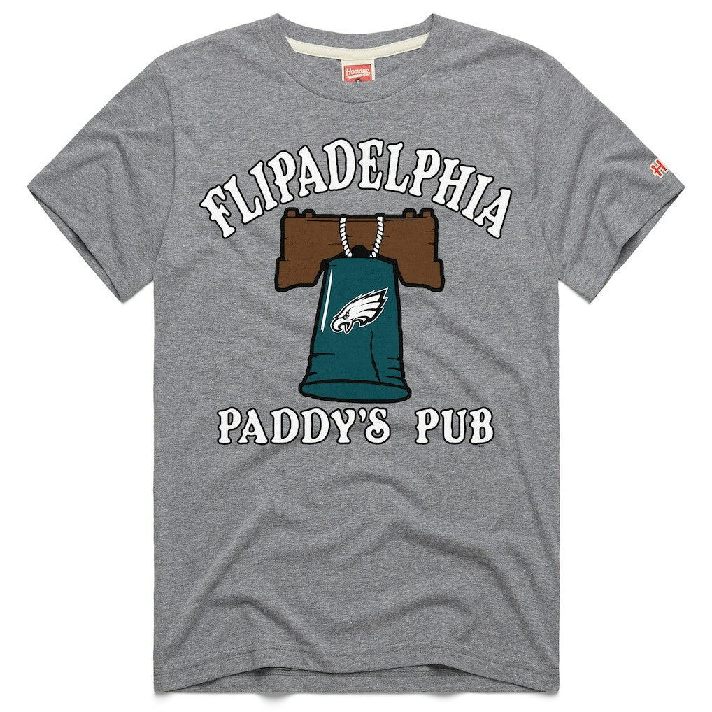 Philadelphia Eagles x It's Always Sunny in Philadelphia Homage Unisex Flipadelphia Paddy's Pub Tri-Blend T-Shirt | NFL Outlet