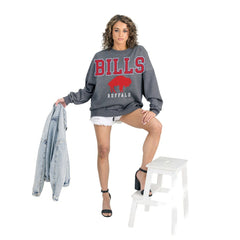 Buffalo Bills Gameday Couture Women's Bring Your Energy Oversized Premium Fleece Pullover Sweatshirt | NFL Near me