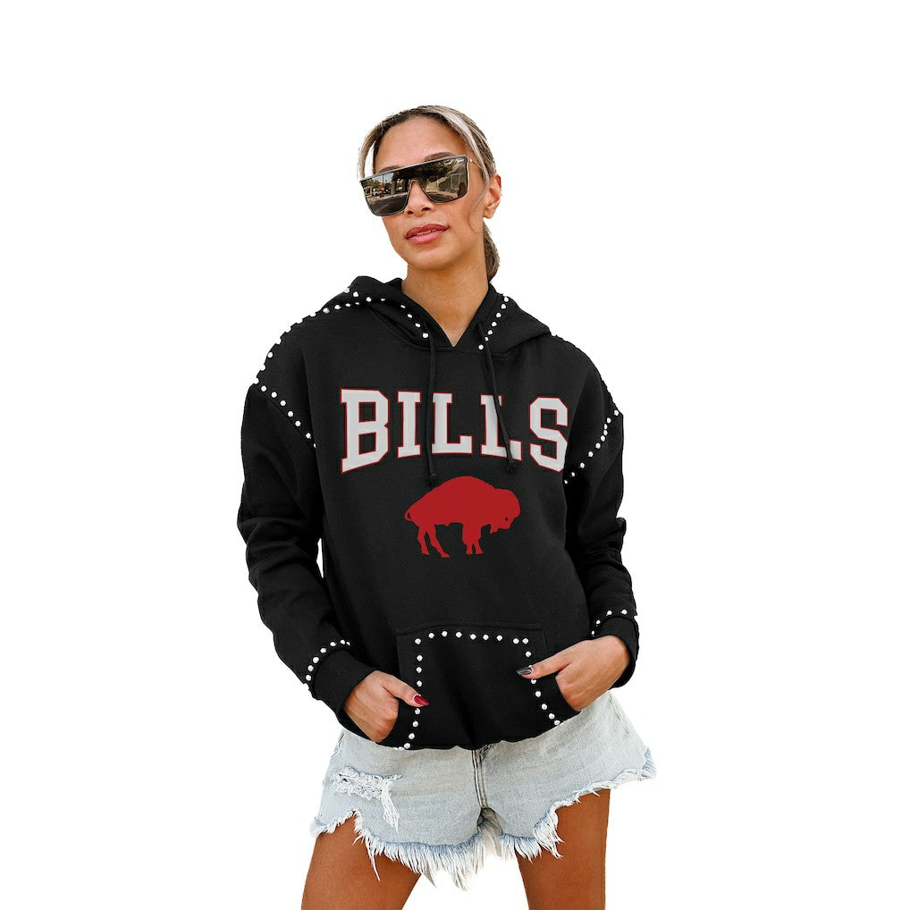 Buffalo Bills Gameday Couture Women's Studded Pullover Hoodie | NFL Discount