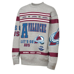 Colorado Avalanche Mitchell & Ness Youth Allover Print Fleece Crewneck Sweatshirt -  NHL Sweatshirts